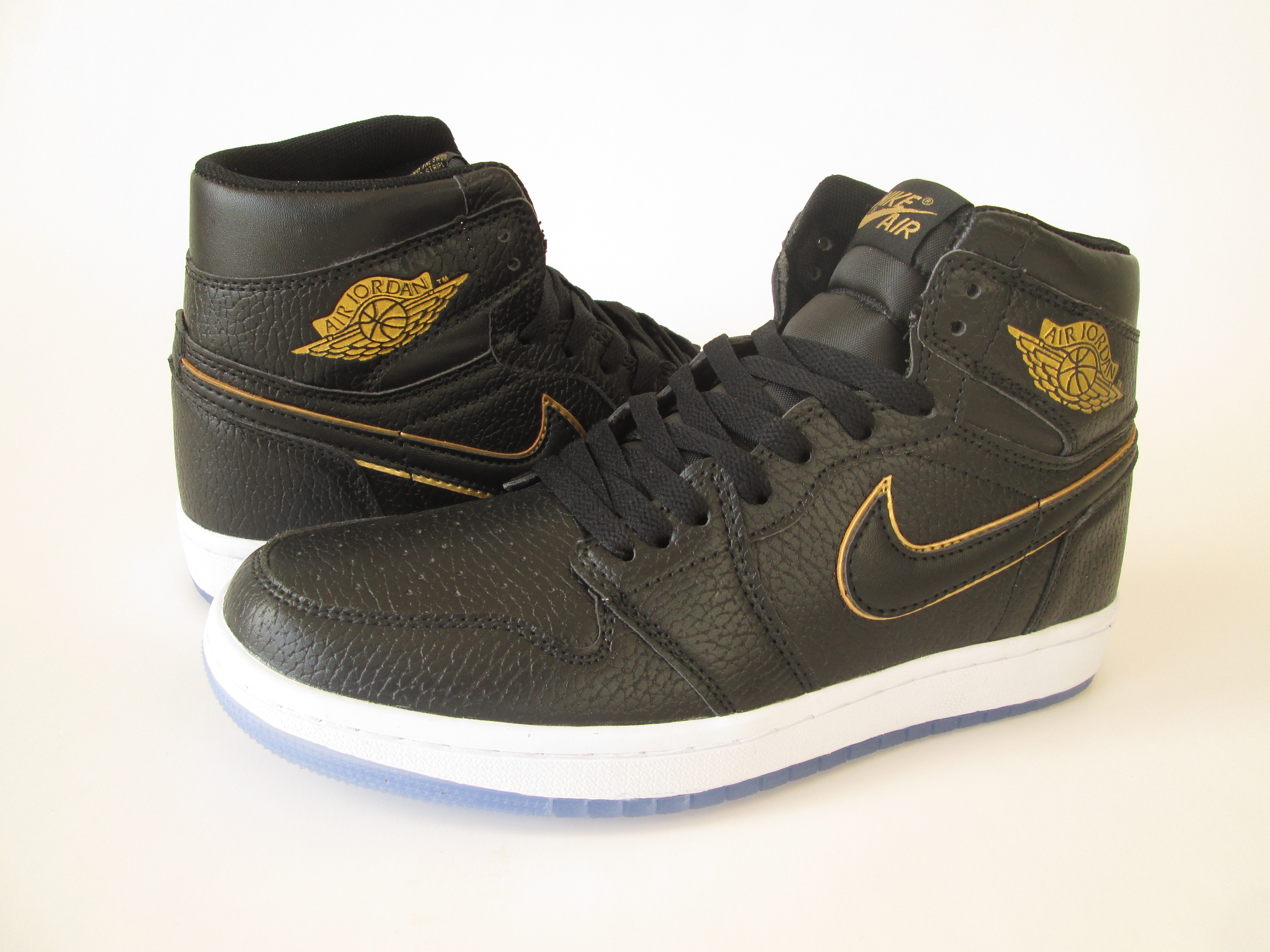 2018 Men Air Jordan 1 All Star Black Gold Shoes